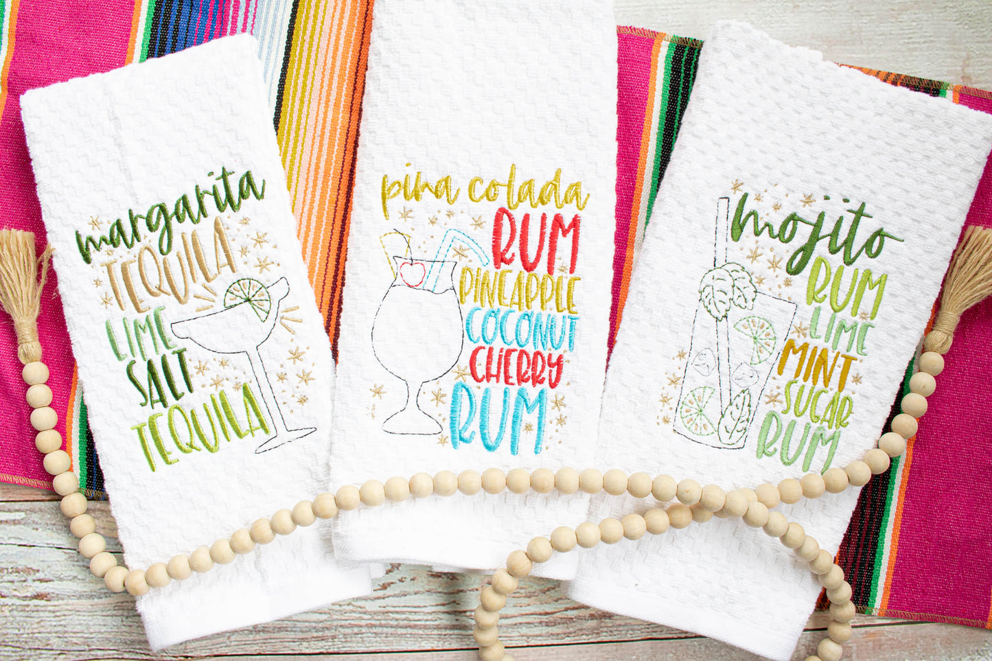 Margarita Kitchen Towels- Tacos & Drinks