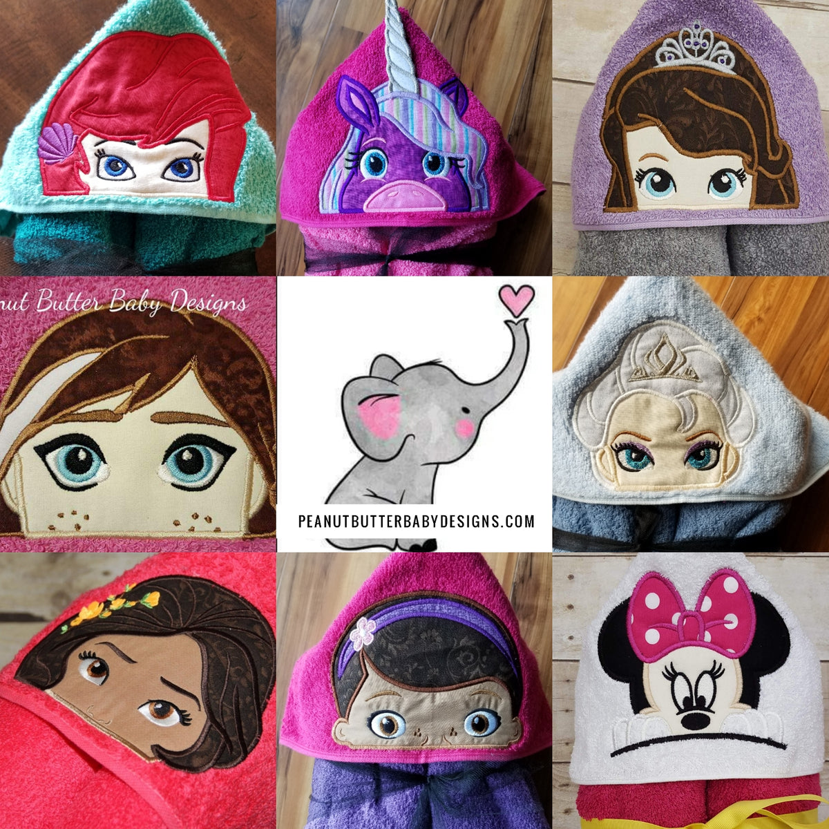 Ocean Princess Hooded Towel