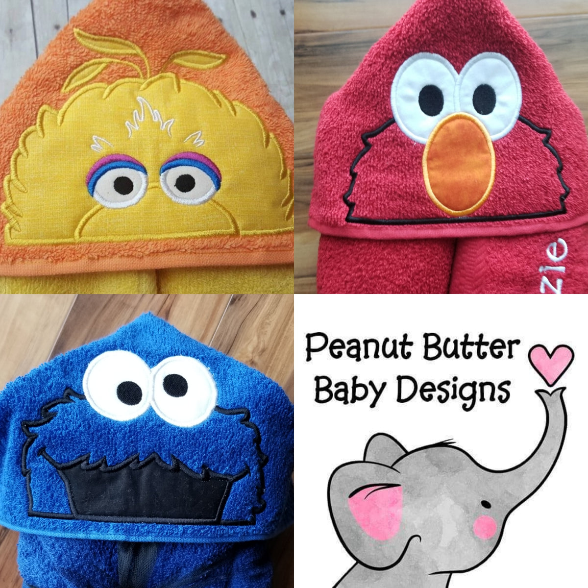 Street Friends - Yellow Bird Hooded Towel