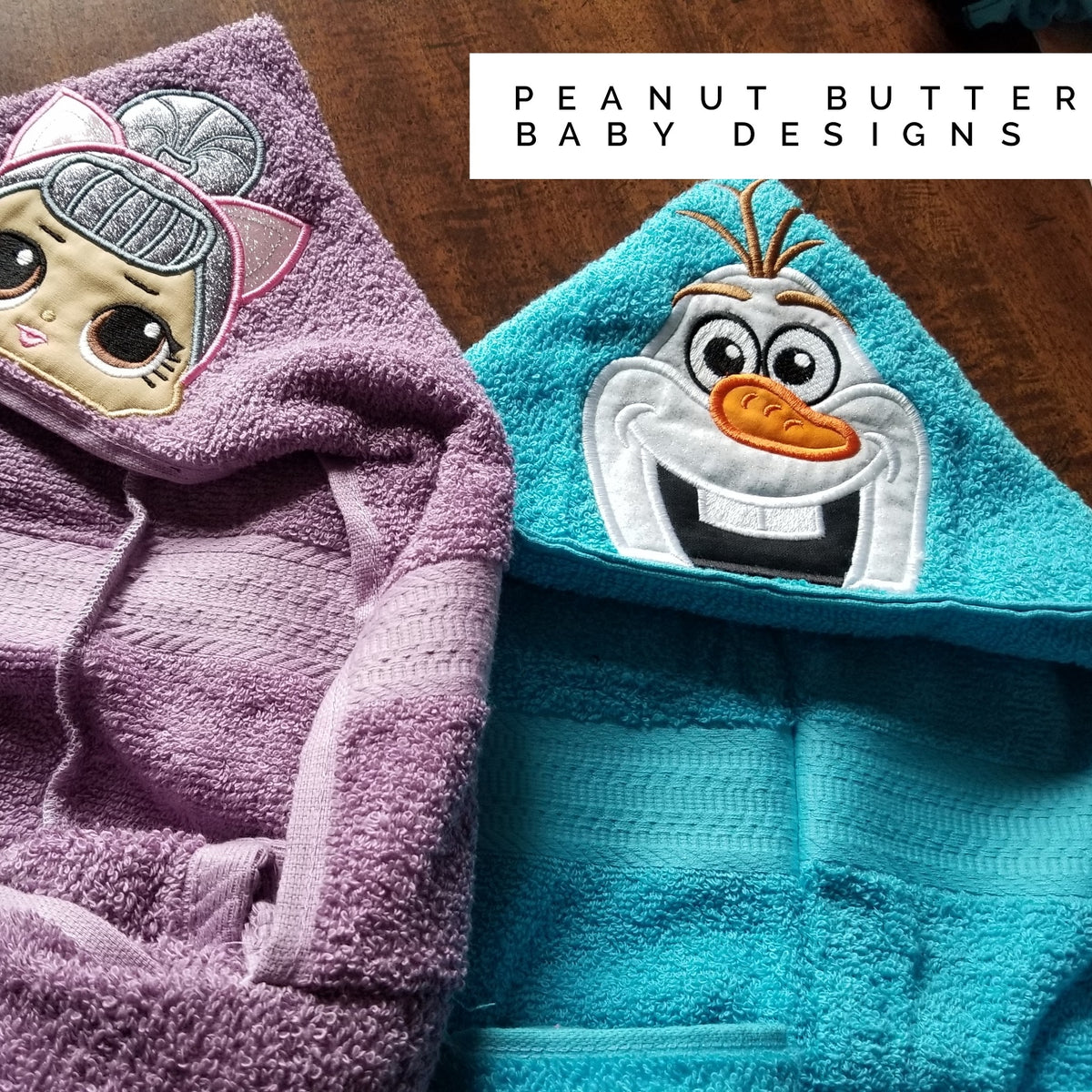 Sleeping Princess Hooded Towel