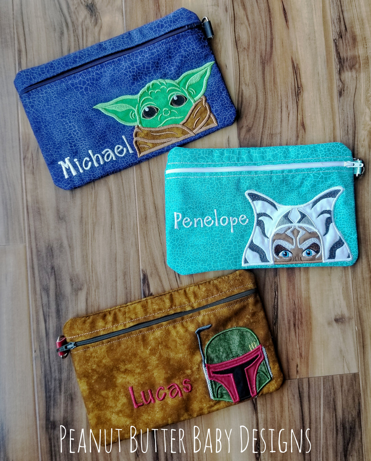 Baby Green Zipper Pouch