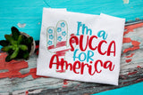 I'm a Succa for America- Embroidered