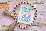 Welcome to our Lake House | Kitchen Towel