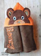 Toy Friends -- Cowboy Woodie Hooded Towel
