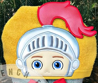Knight Hooded Towel