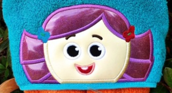 Toy Friends -- Little Doll Hooded Towel
