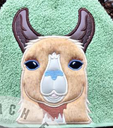 Llama Boy Hooded Towel