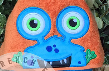 Boy Monster Hooded Towel