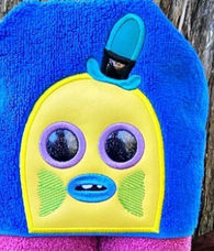 Troll Friends - Mr. Worm Hooded Towel
