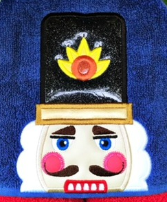 Christmas Nutcracker Hooded Towel