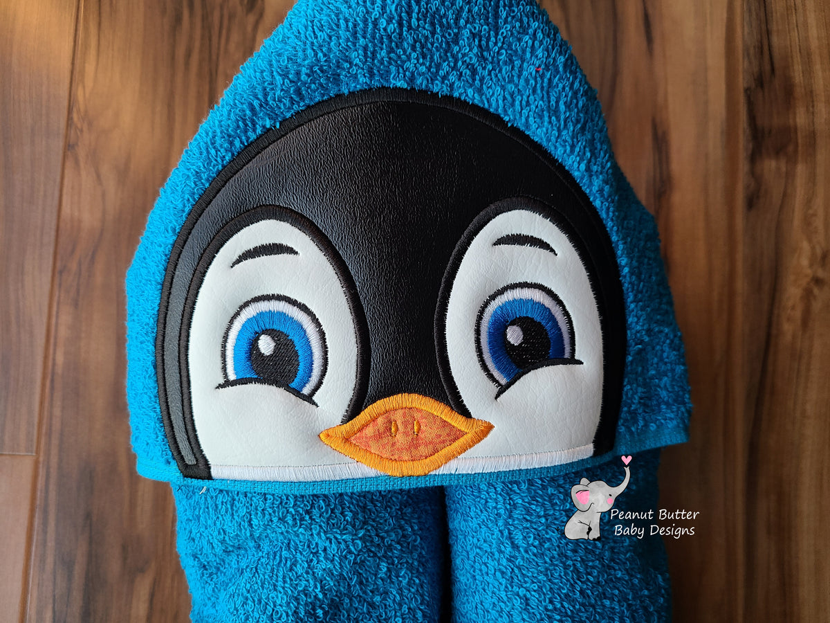 Penguin Boy Hooded Towel