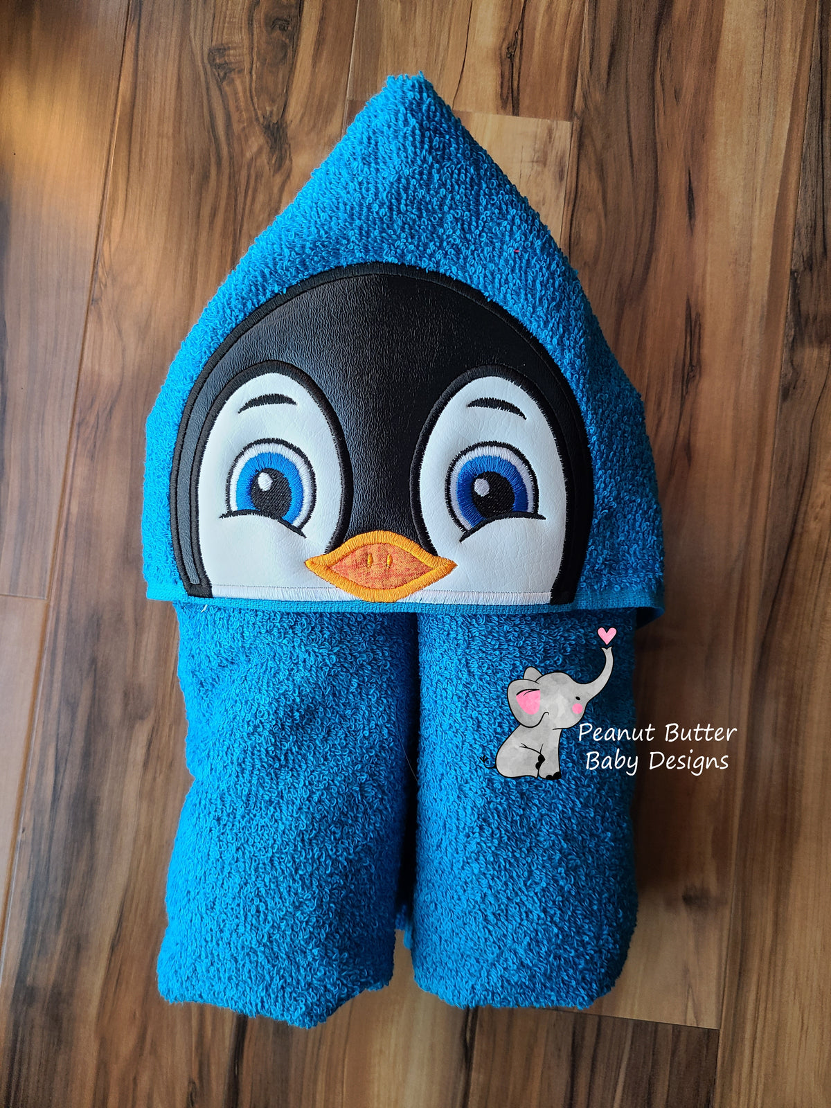 Penguin Boy Hooded Towel