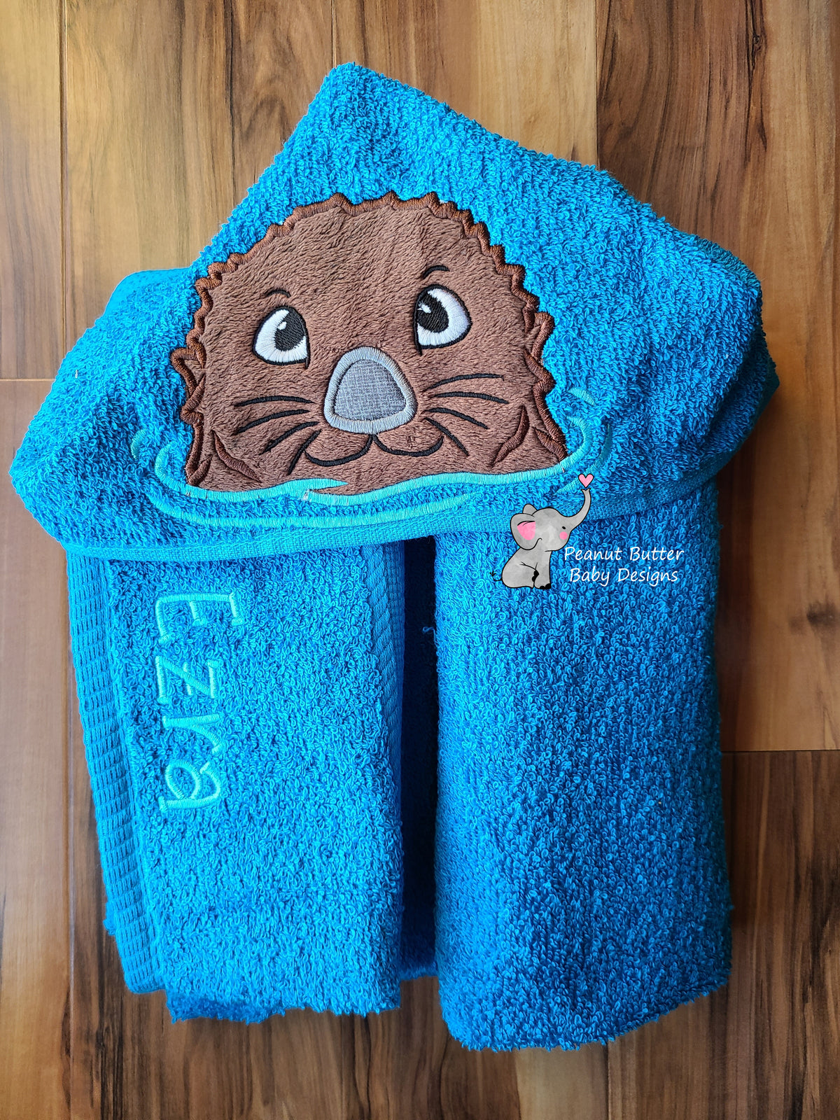 Otter Boy Hooded Towel