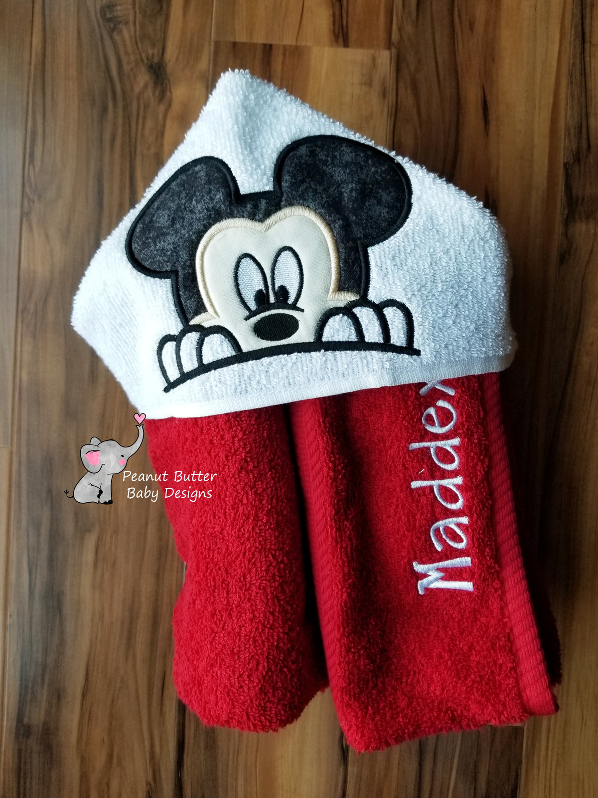 Clubhouse Friends - Mouse Ears Hooded Towel