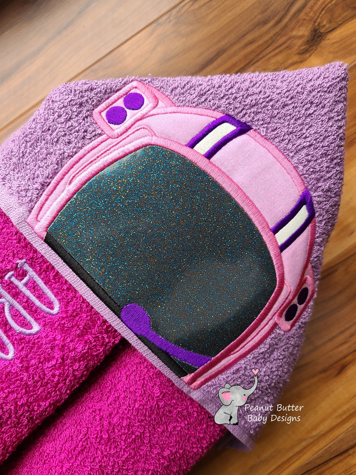 Astronaut Girl Hooded Towel