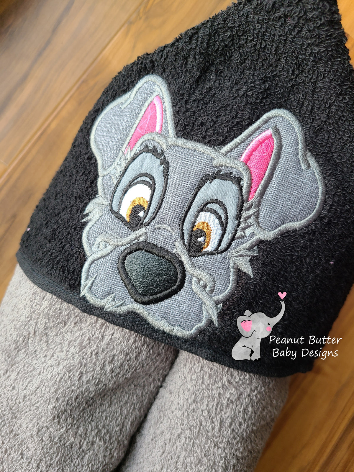 Tramp Dog Hooded Towel