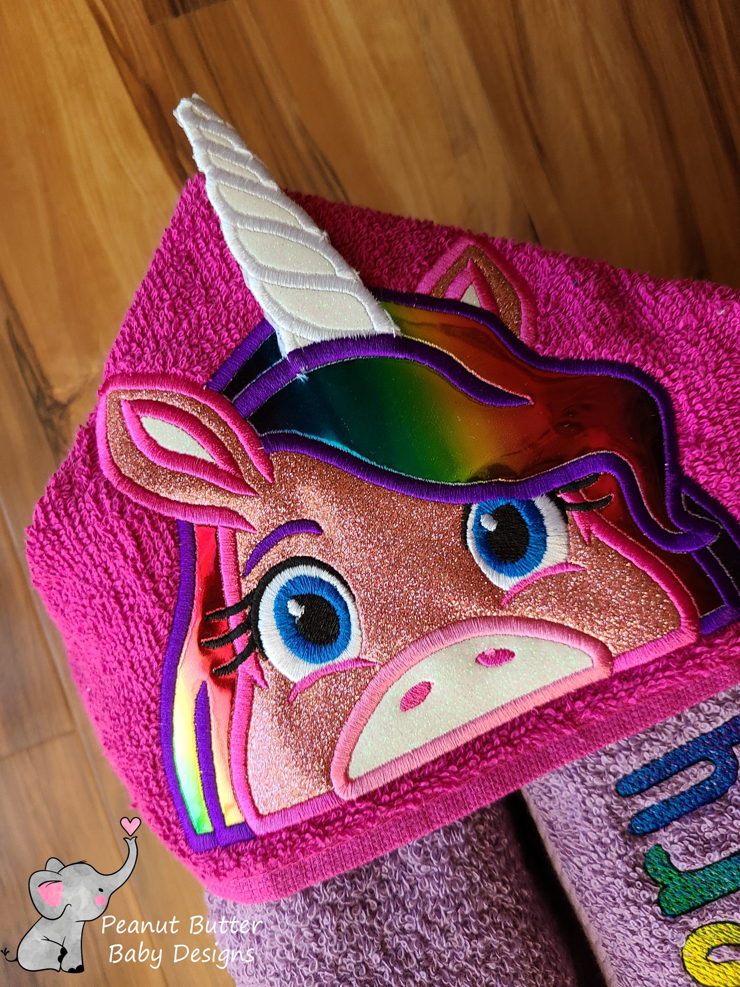 Unicorn Hooded Towel