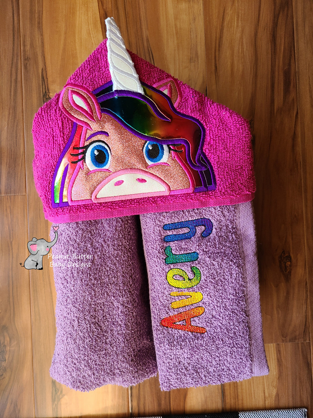 Unicorn Hooded Towel