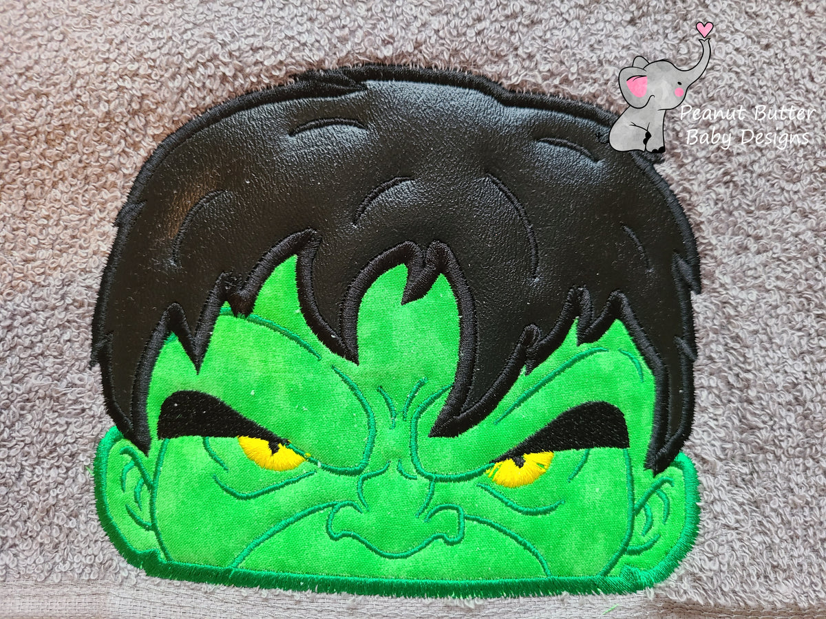 Green Hero Hooded Towel