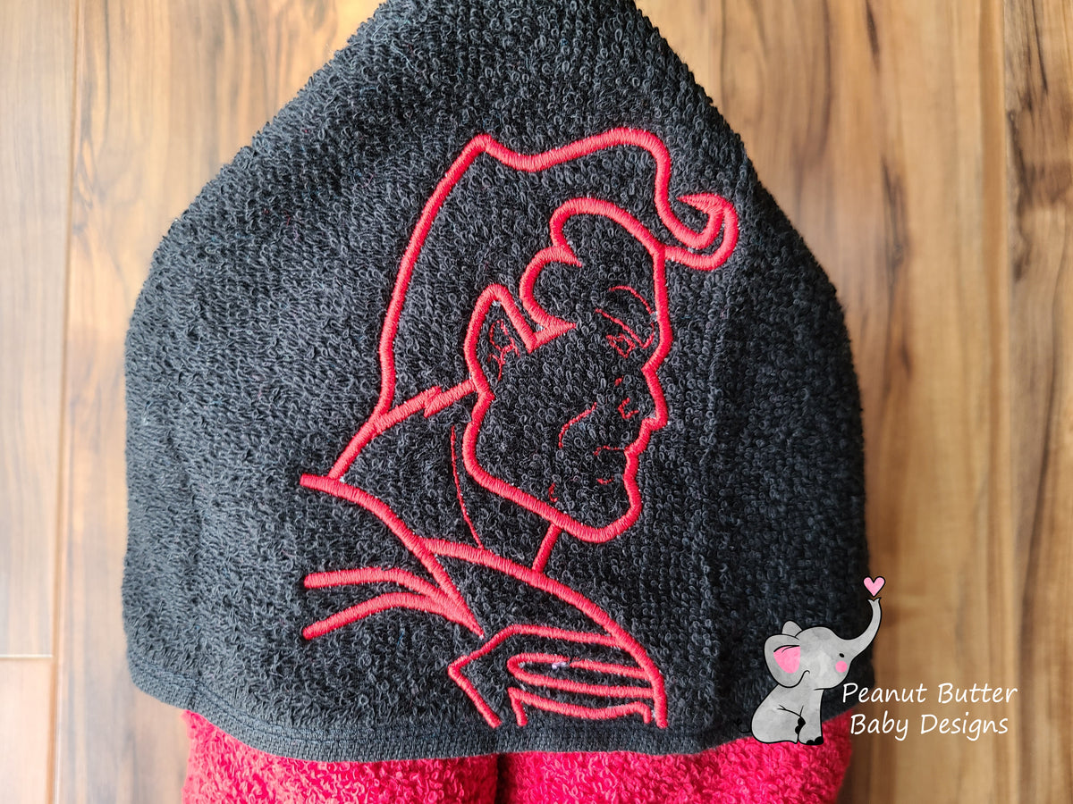 Super Hero Hooded Towel