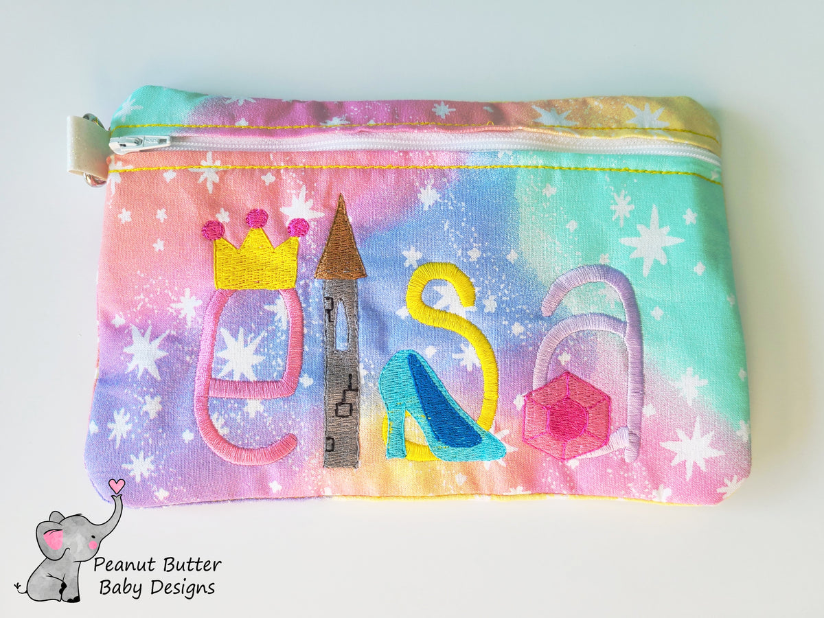 Custom Name Zipper Pouch