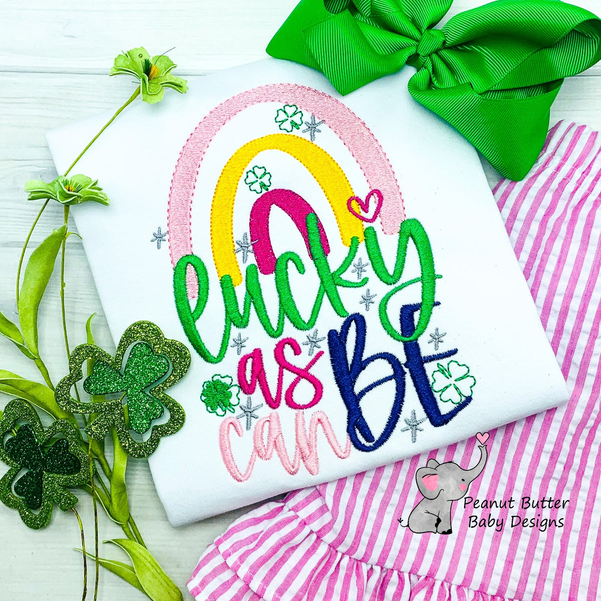 Lucky as Can Be - Embroidery