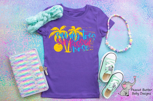 Sandy Toes Sun Kissed Nose  | Youth Screen Print