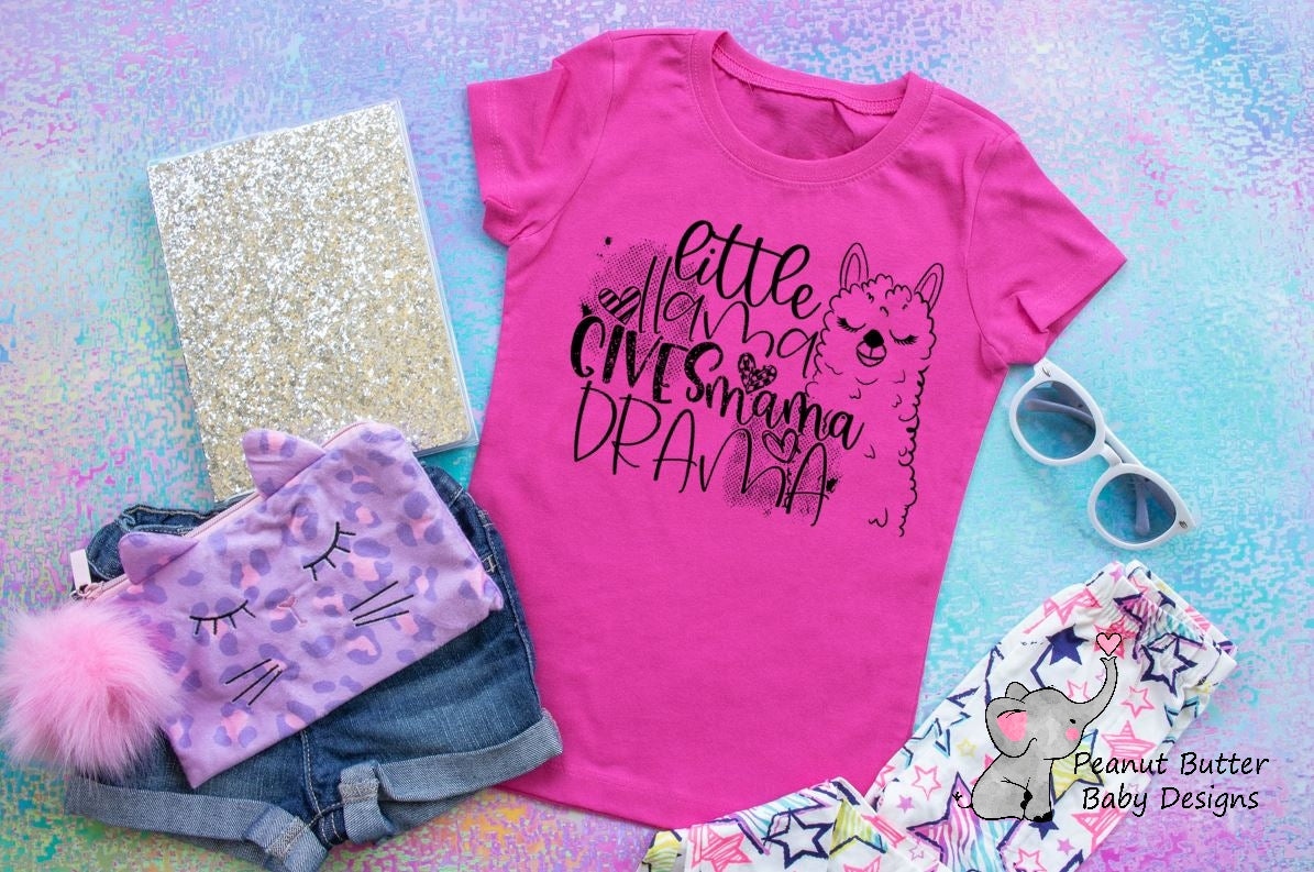Llama Drama - Youth Screen Print