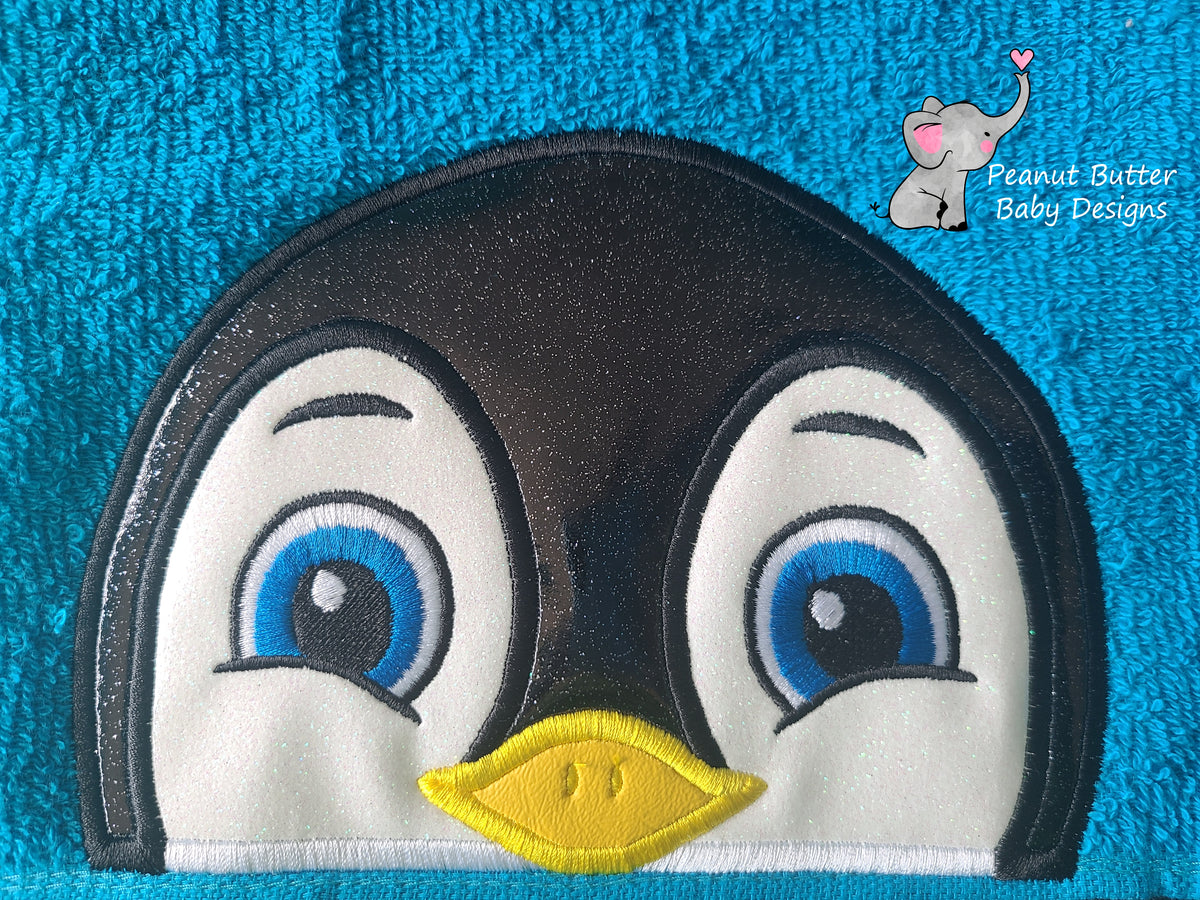 Penguin Boy Hooded Towel