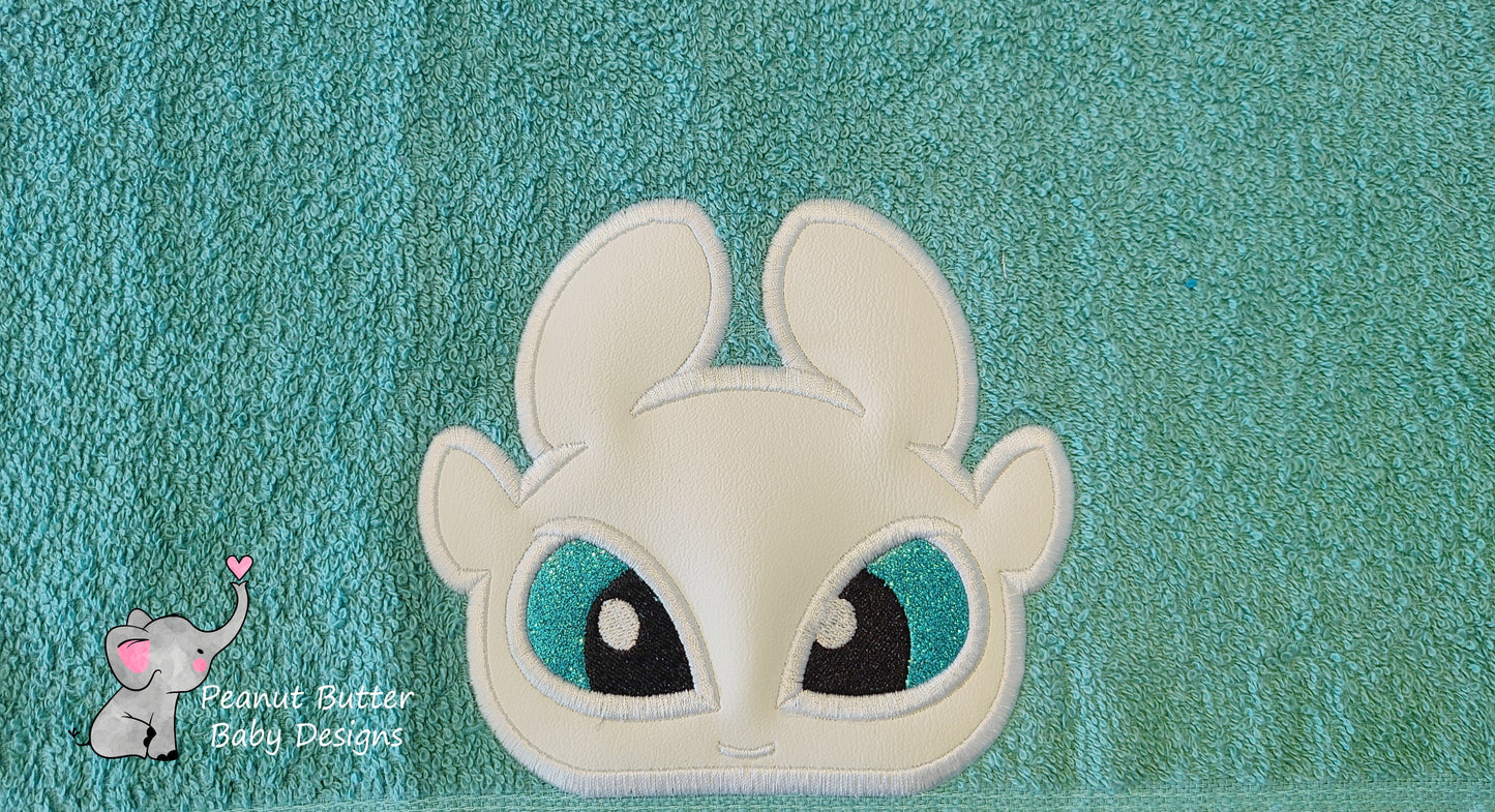 Dragon Friends - Light Dragon Hooded Towel
