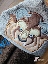 Castle Friends - Beast Hooded Towel