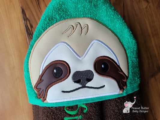 Sloth Hooded Towel