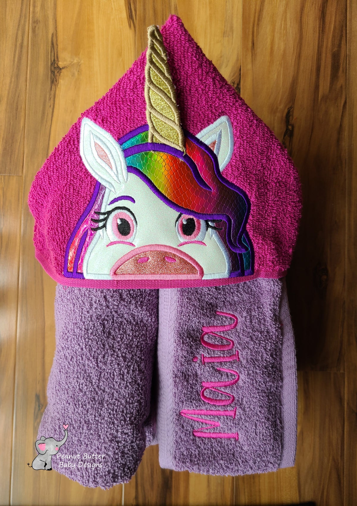 Unicorn Hooded Towel