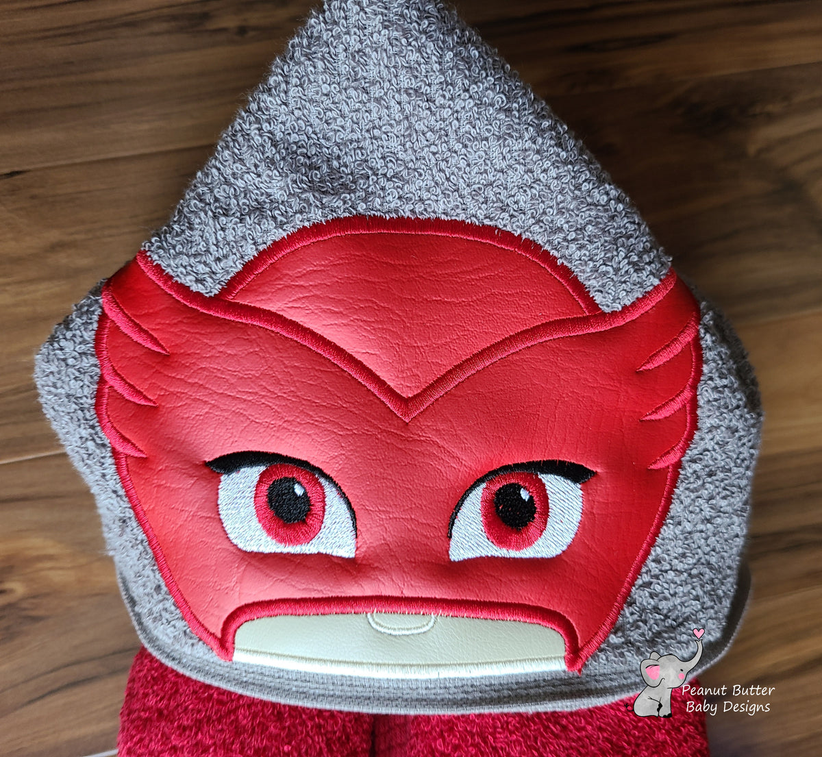 Bedtime Owl Hero Hooded Towel