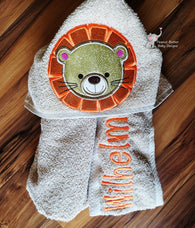 Lion Hooded Towel