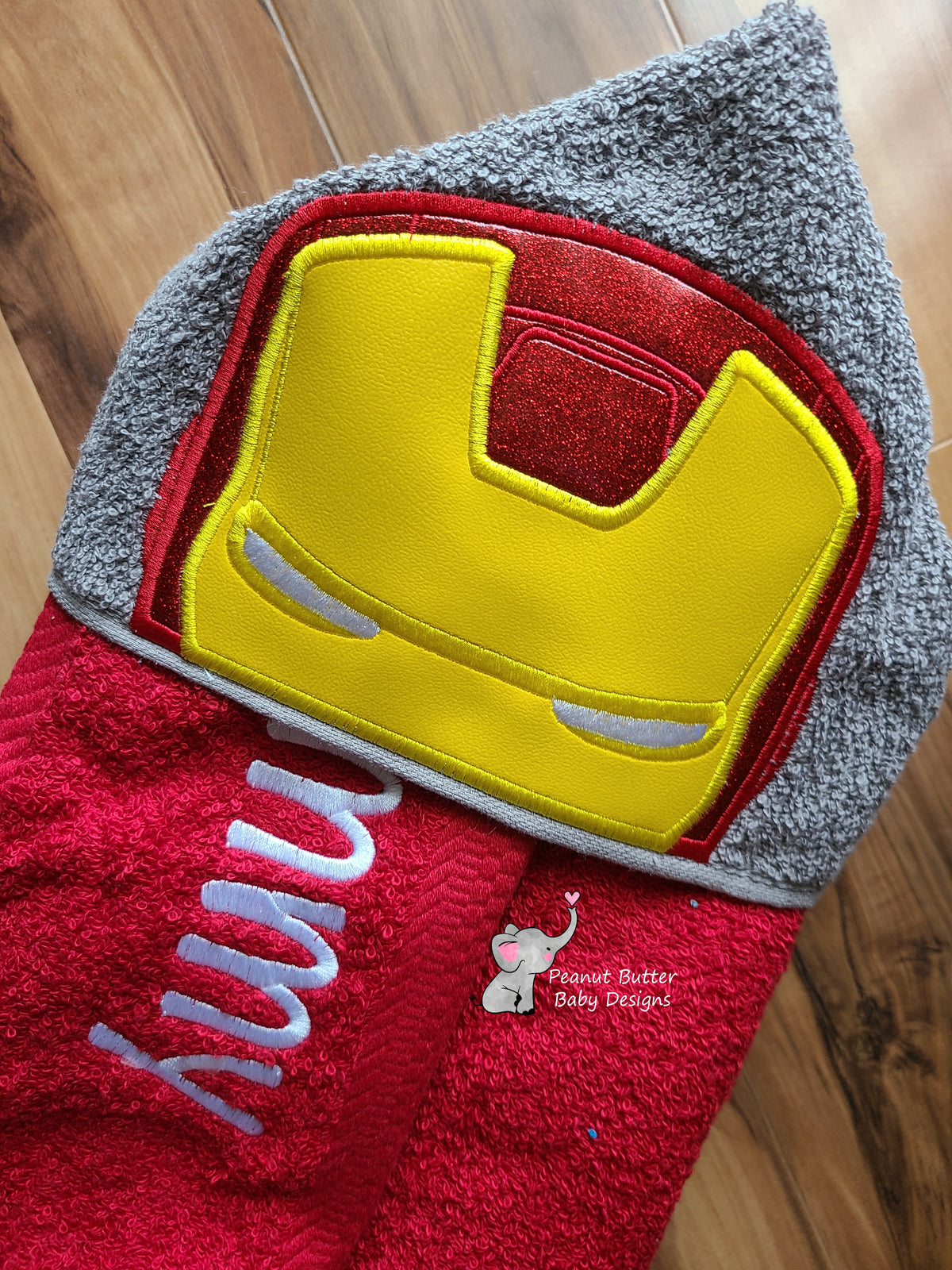 Iron Hero Hooded Towel