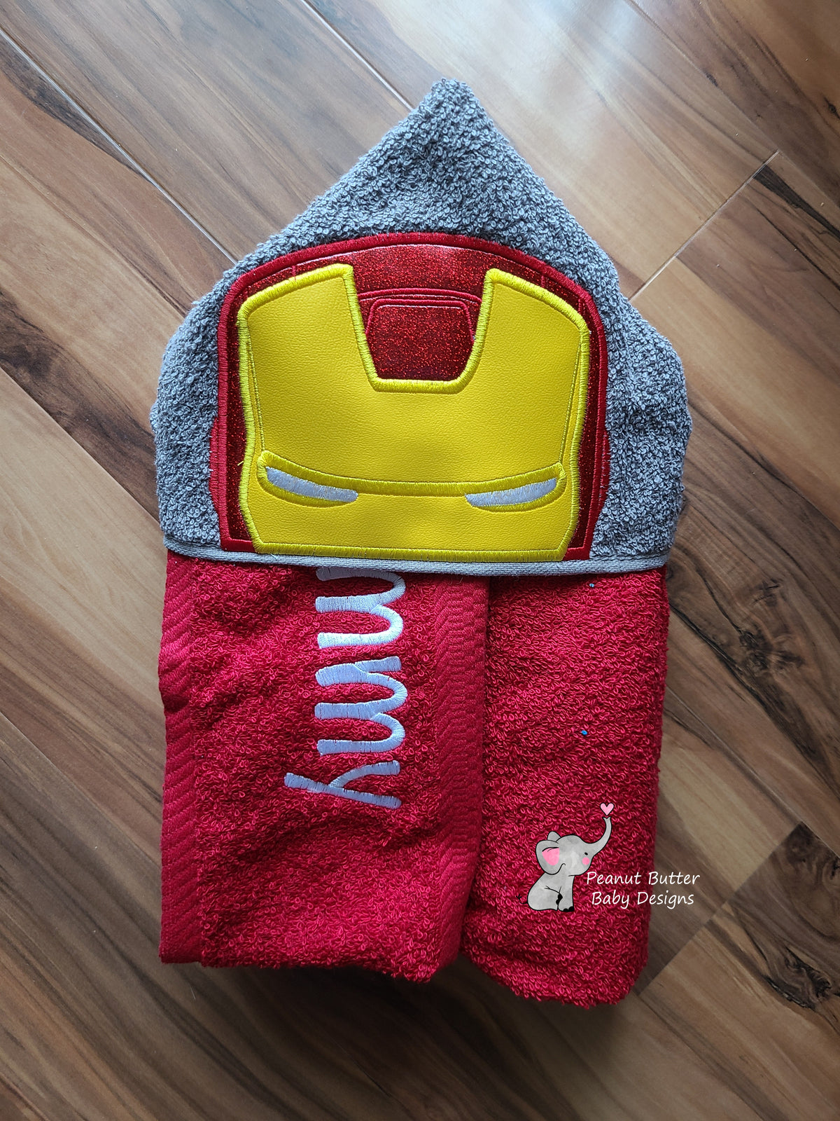 Iron Hero Hooded Towel