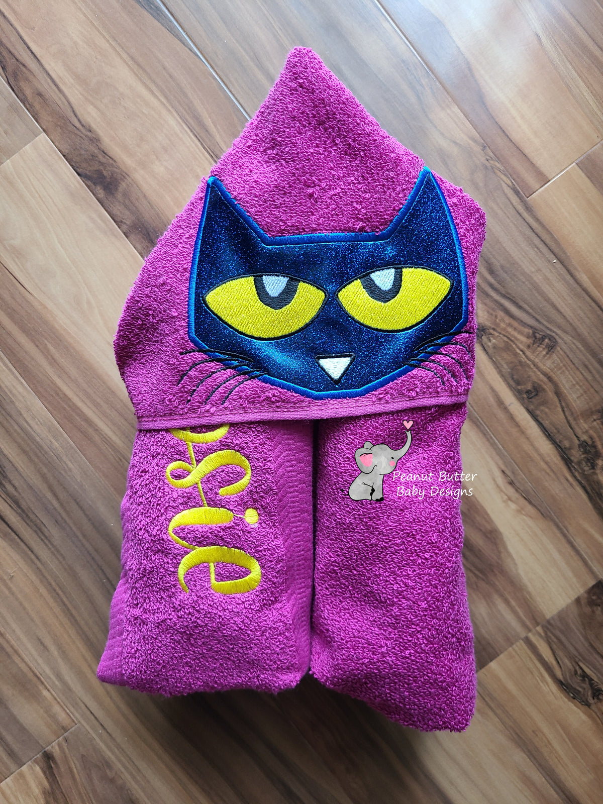 Peter Cat Hooded Towel