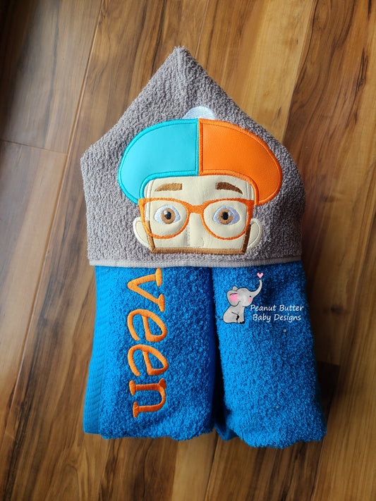 Blip Teacher Hooded Towel