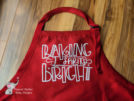 Baking Spirits Bright Apron