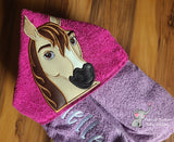 Horse Spirit #2 Hooded Towel