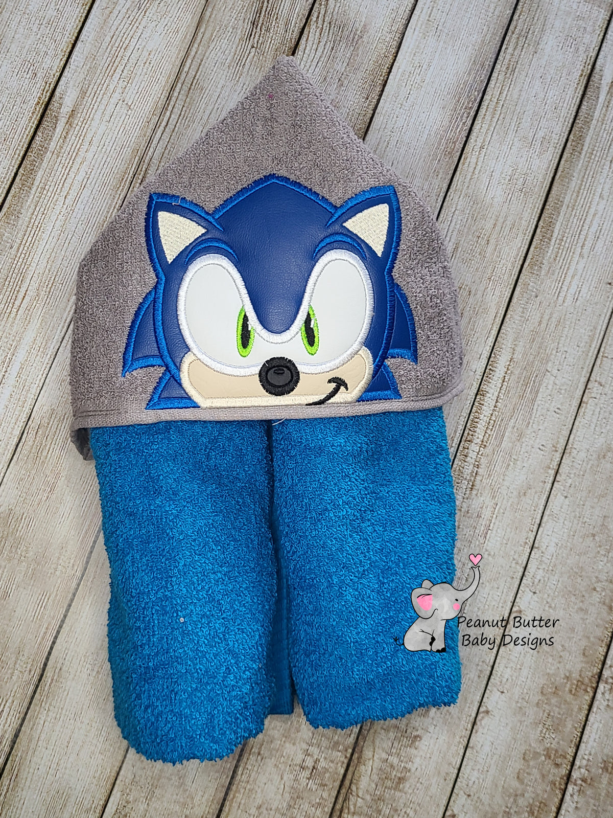 Gamer Hedgehog Hooded Towel