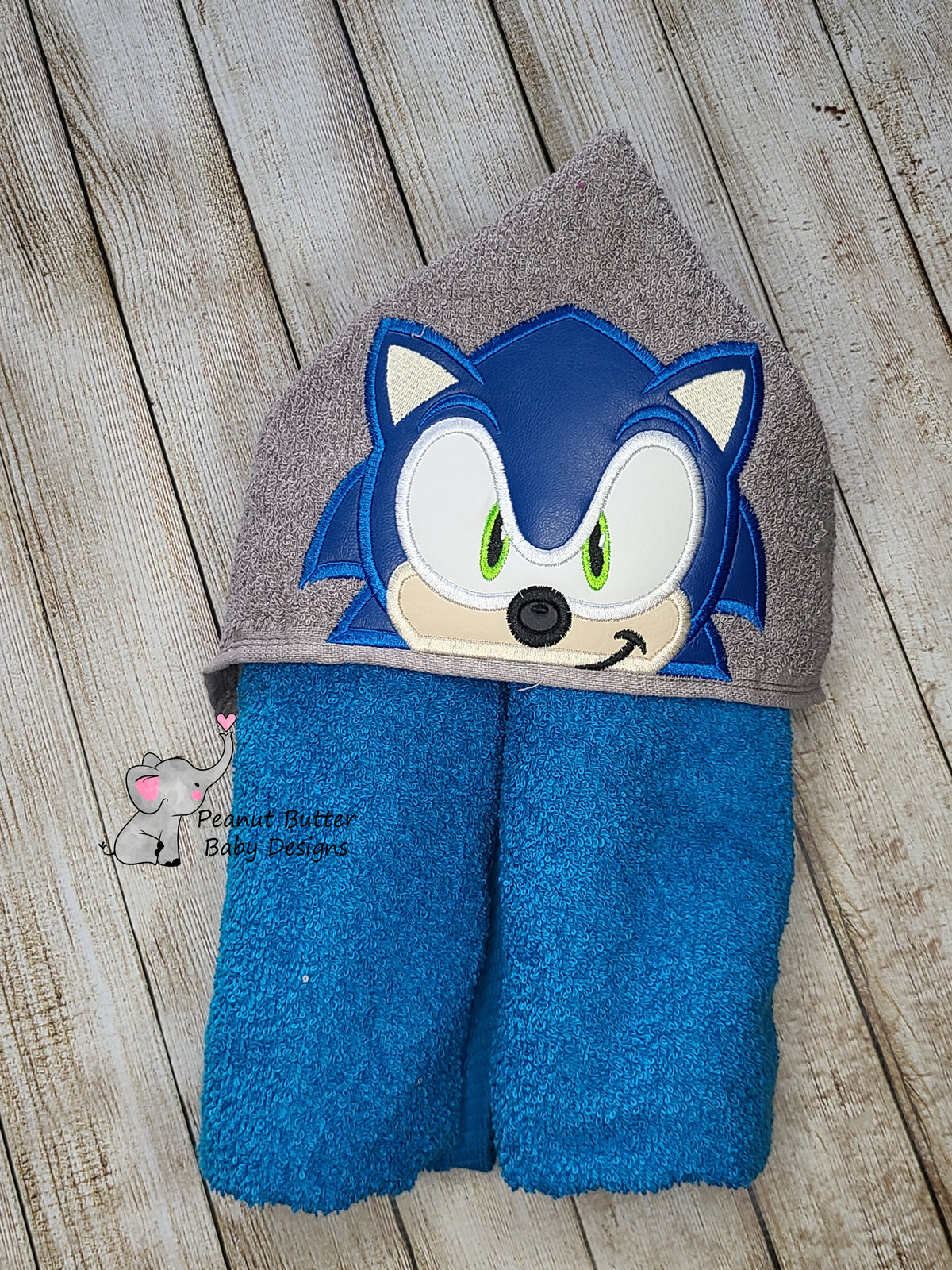 Gamer Hedgehog Hooded Towel