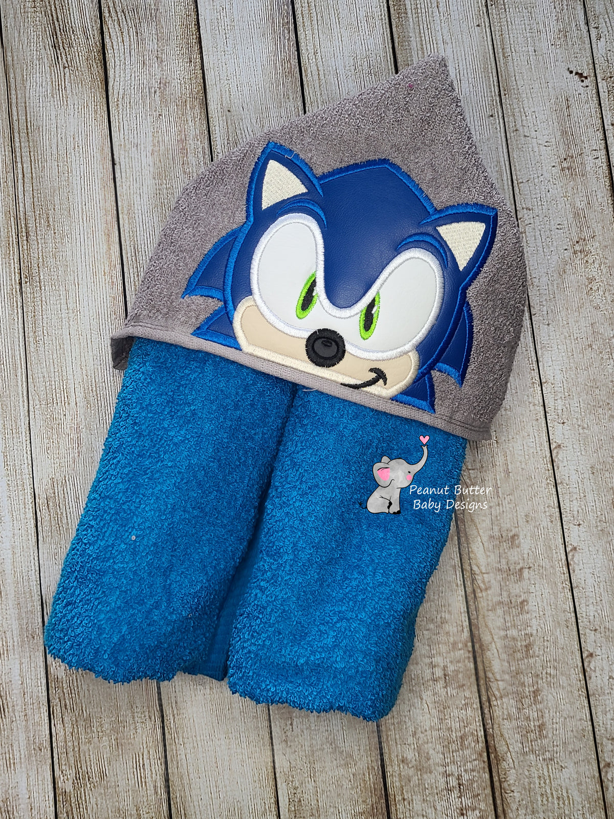 Gamer Hedgehog Hooded Towel
