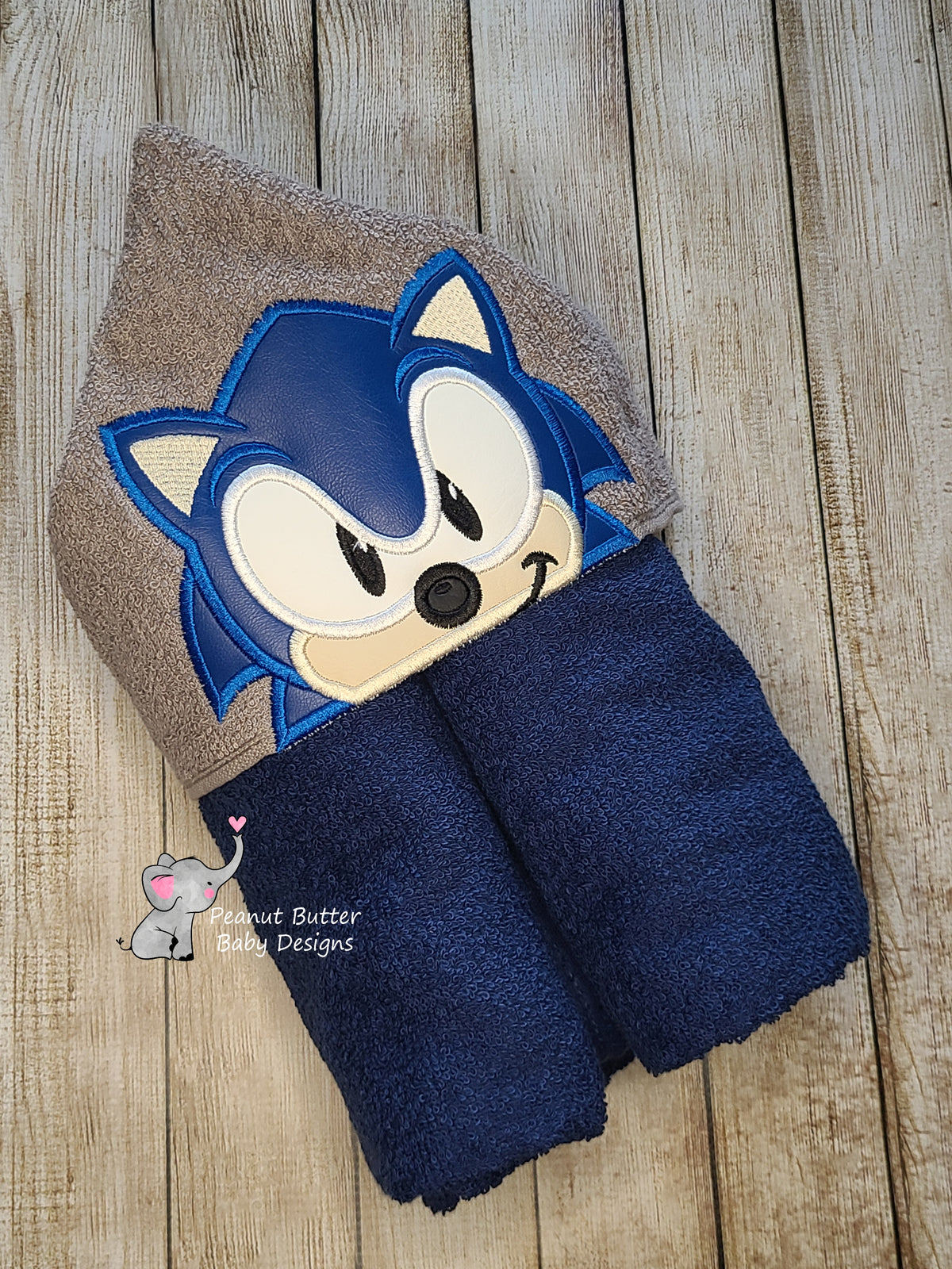 Gamer Hedgehog Hooded Towel