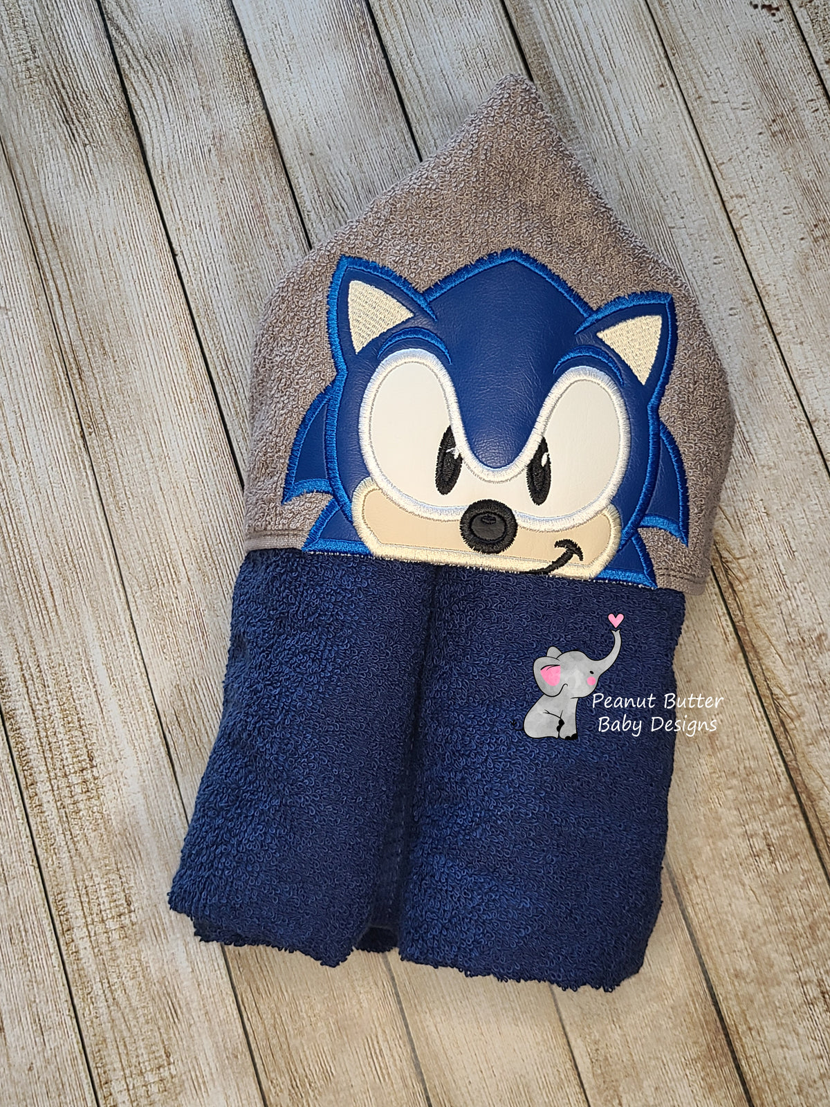 Gamer Hedgehog Hooded Towel