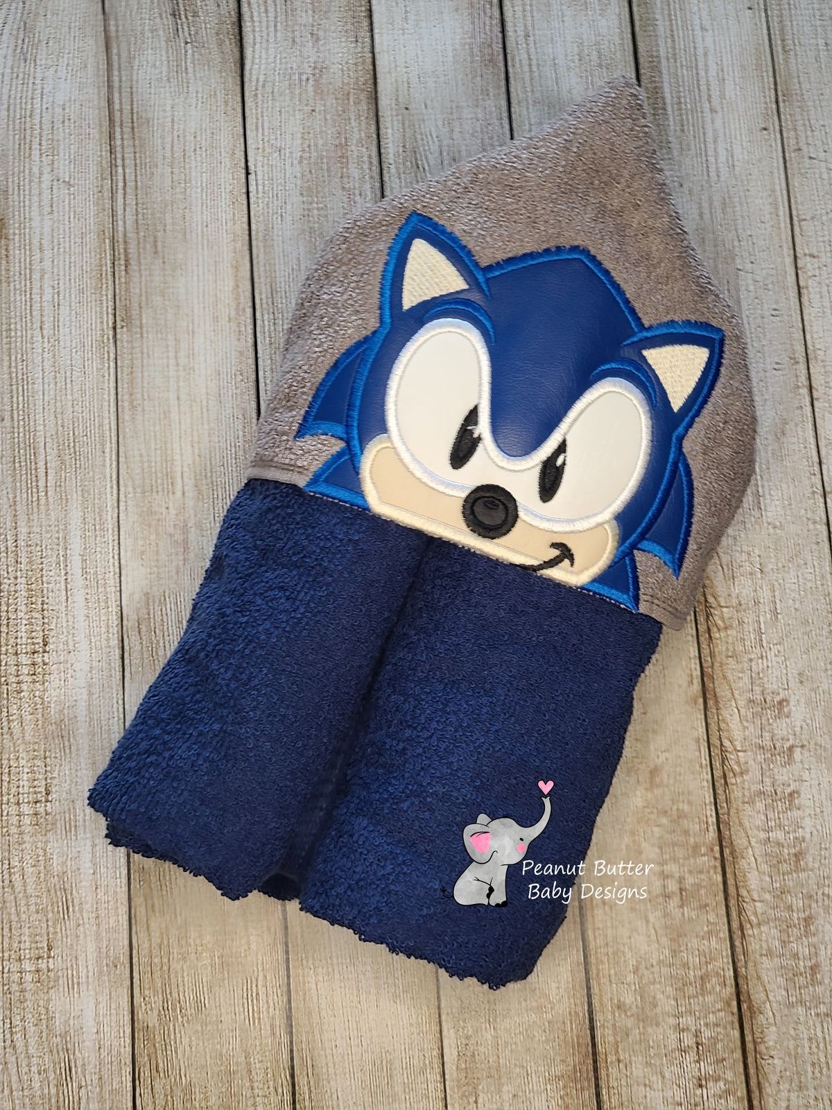 Gamer Hedgehog Hooded Towel