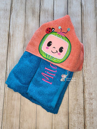 Coco Melon Hooded Towel