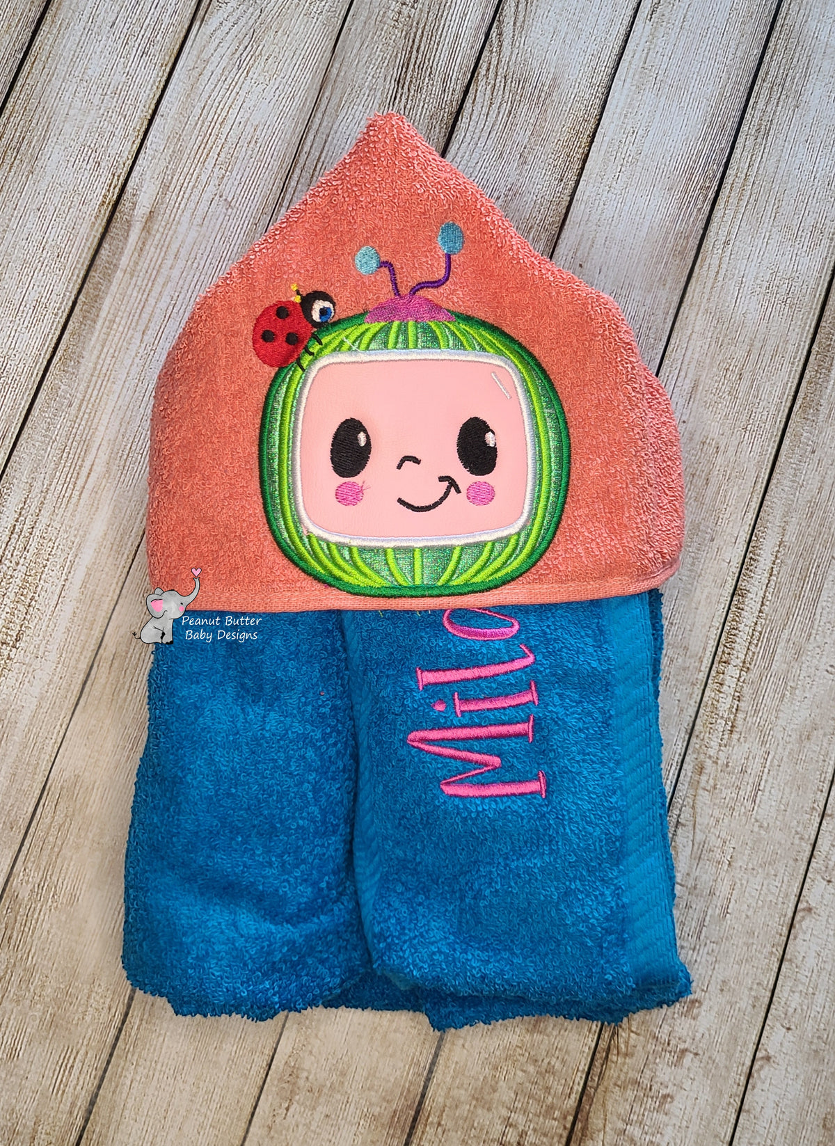 Coco Melon Hooded Towel