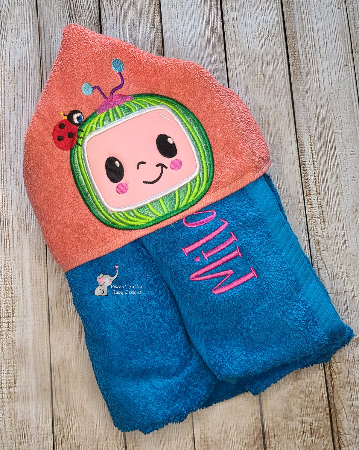 Coco Melon Hooded Towel
